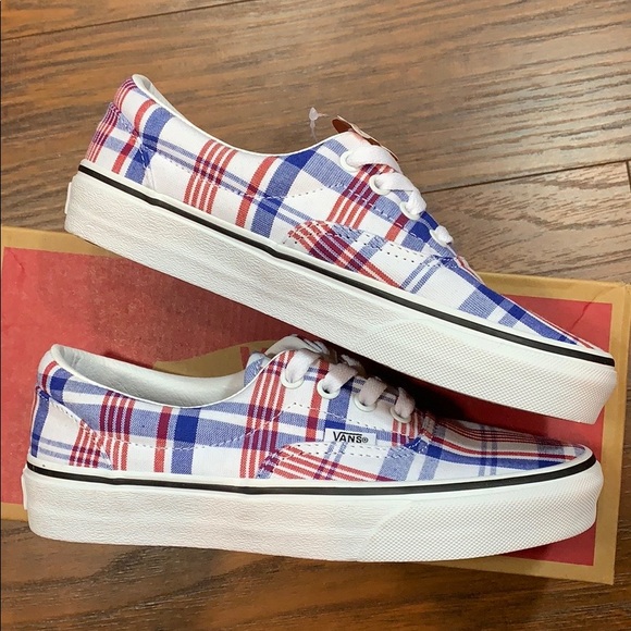 VANS ERA PLAID WHITE/TRUE WHITE wmns - Picture 12 of 16